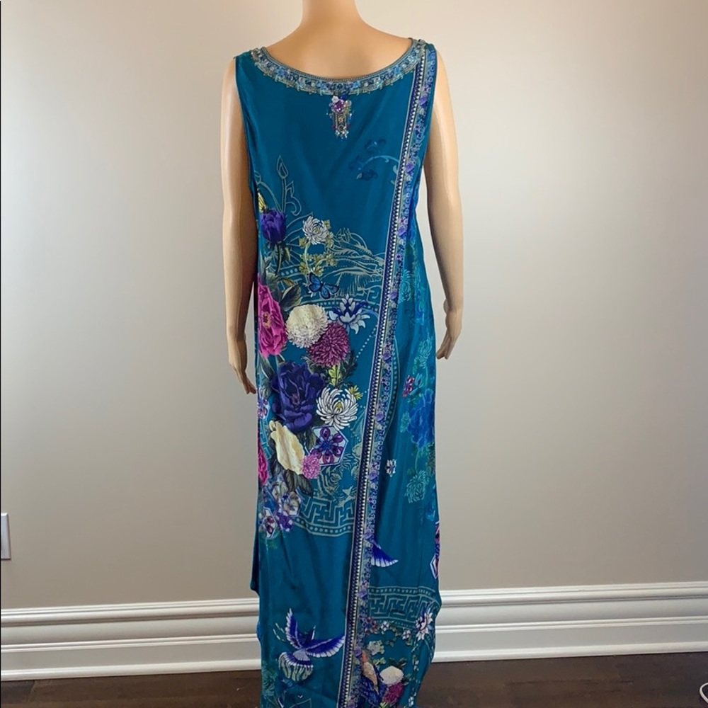 Camilla teal Lunar Gazing silk blouse NWT XS/S - Picture 9 of 12